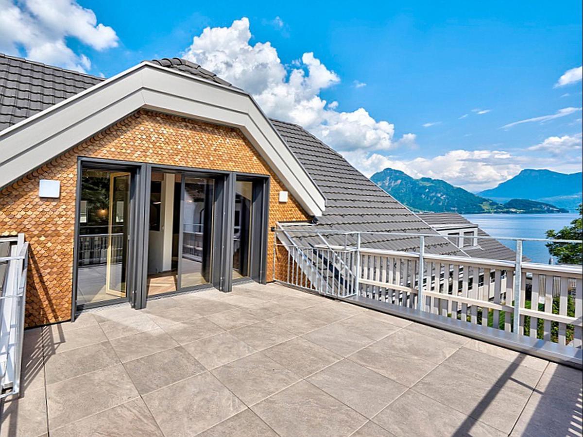Boutique Guesthouse Villa Pescheria B&B Weggis Eksteriør bilde